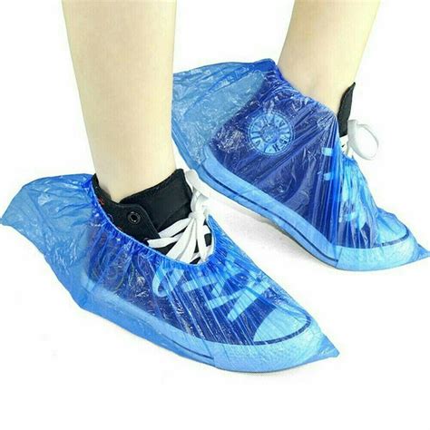 100PCS DISPOSABLE SHOE COVERS NON-SKID MEDICAL BOOTIES HOSPITAL ...