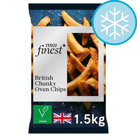 Tesco Finest British Chunky Oven Chips 1.5Kg - Tesco Groceries