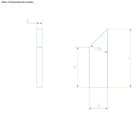 Angle insert and associated dimensions. | Download Scientific Diagram