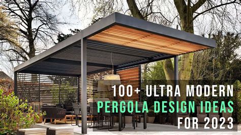 100+ Ultra Modern Pergola design Ideas for Backyard l 2023 - YouTube