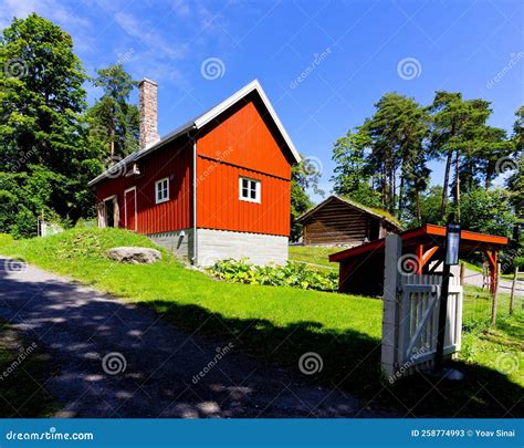 Architecture of Historic House at Museum of Cultural History in Oslo ...