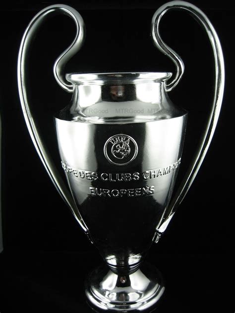 UEFA CHAMPIONS LEAGUE TROPHY REPLICA SILVER PAINTED - UEFA Champions League Photo (18795643 ...