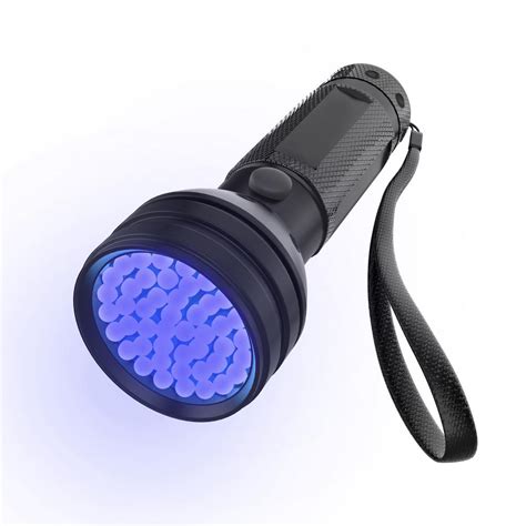 Handheld Ultraviolet Blacklight UV Flashlight with Carrying Strap-162213KJG - The Home Depot