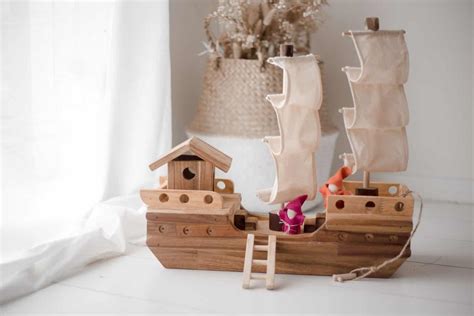 Wooden Pirate Ship by QToys