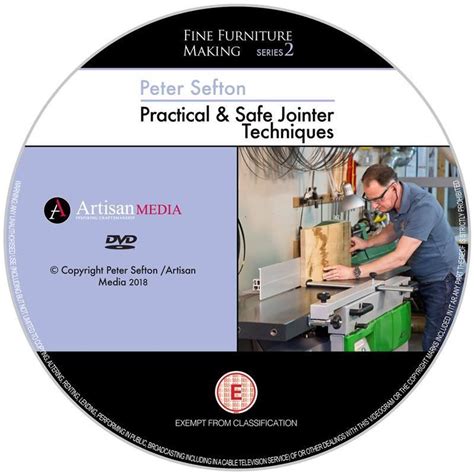 Peter Sefton Practical & Safe Jointer Techniques DVD | Wood Workers Workshop