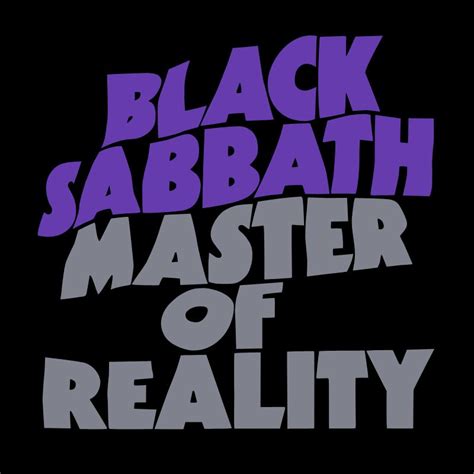 Black Sabbath - "Master Of Reality | Master of reality, Black sabbath albums, Black sabbath ...