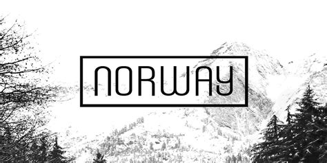 NORWAY Font