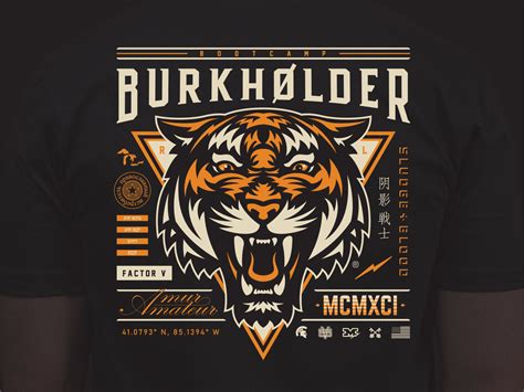 Tiger T-Shirt by Mark Burkholder on Dribbble