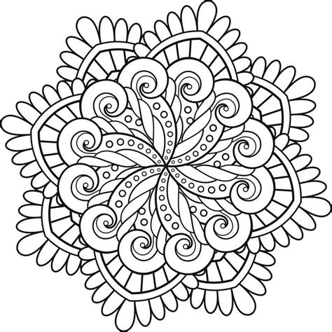 Más de 100 dibujos de mandalas para imprimir y colorear | Mandala para ...