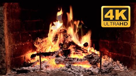 🔥 Fireplace Burning Sound (1 Hour) Crackling Fire Sounds for Stress ...