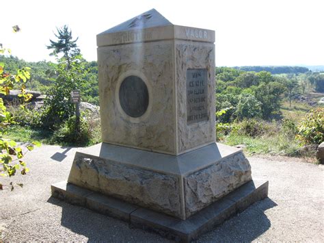 Some Vandalism at Little Round Top's 140th New York Monument | Gettysburg Daily