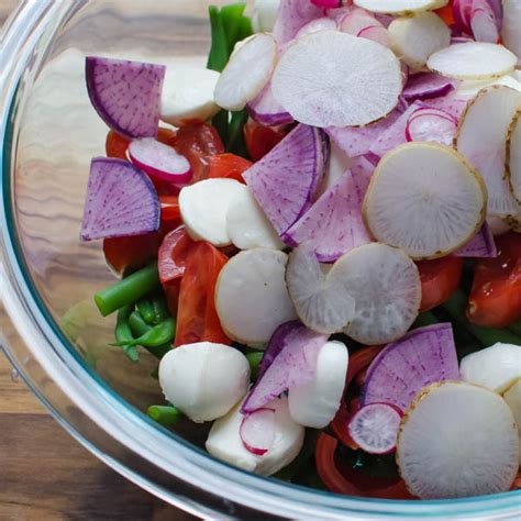 Tangy Green Bean Ciliegine Salad | Garlic & Zest