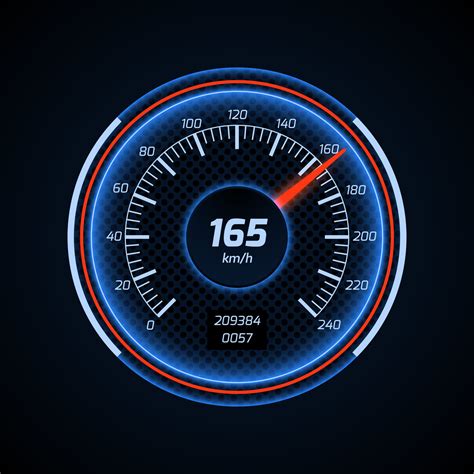 Realistic vector car speedometer interface By Microvector | TheHungryJPEG