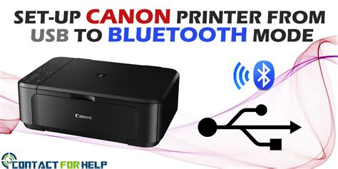 How to Set-up Canon Printer From USB to Bluetooth mode - RELIABLE ...