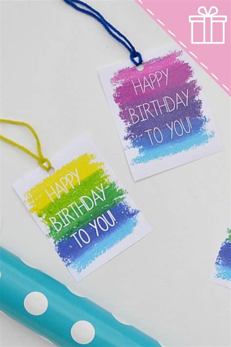 Happy Happy Birthday Printable Gift Tags (Instant Download) | lupon.gov.ph