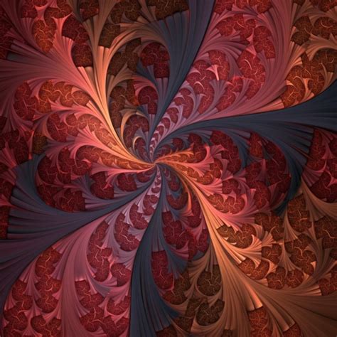 Premium Photo | A fractal image that is made up of many different colors.