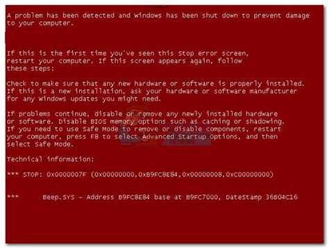 How To Fix Red Screen Of Death Rsod In Windows | appuals