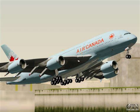 Airbus A380-800 Air Canada for GTA San Andreas