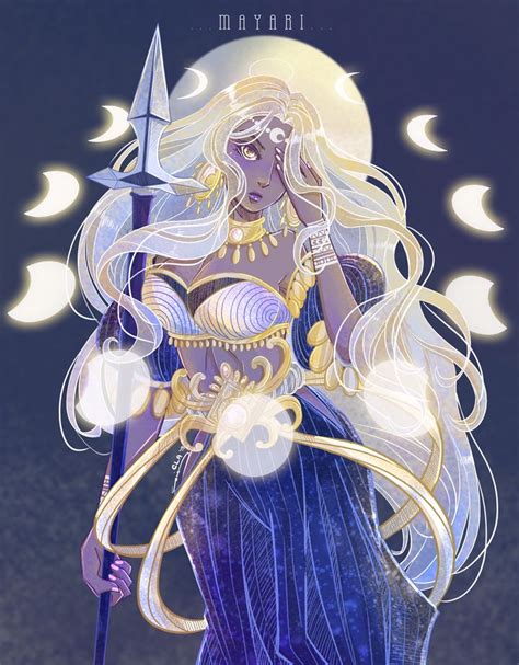 Mayari by Clarita Joy CailanHere's my version of Mayari the Goddess of Moon and Combat in ...