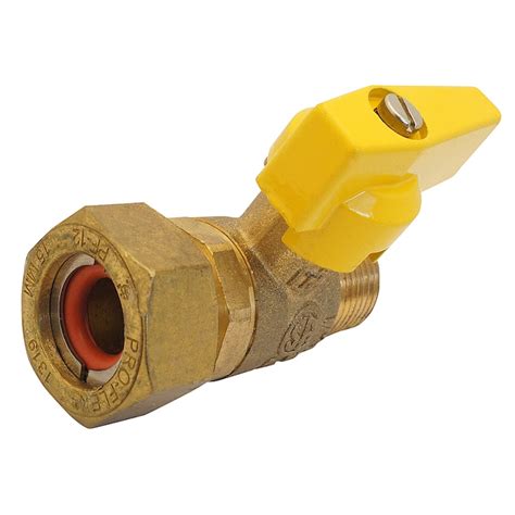 PRO-FLEX Brass CSST Valve in the CSST Pipe & Fittings department at ...