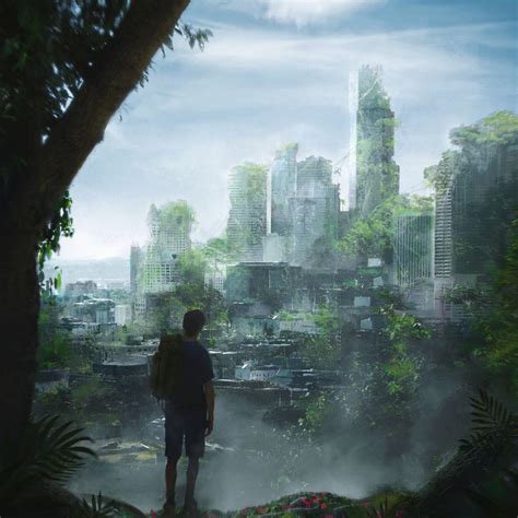 Overgrown City Cover Art by Rutger van de Steeg | Post apocalyptic art ...