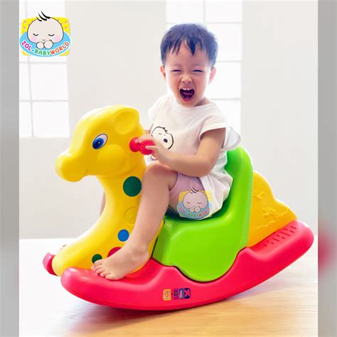 Zolbabyworld สัตว์โยกเยก 3 สี ม้าโยก2IN1 ม้าโยก color Kindergarten ...