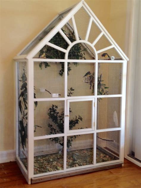 Aviary bird cage built by me | Diy bird cage, Pet bird cage, Bird cage design