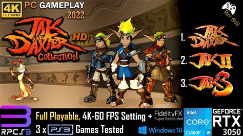 Jak and Daxter Collection PC Gameplay | RPCS3 | Full Playable | PS3 ...