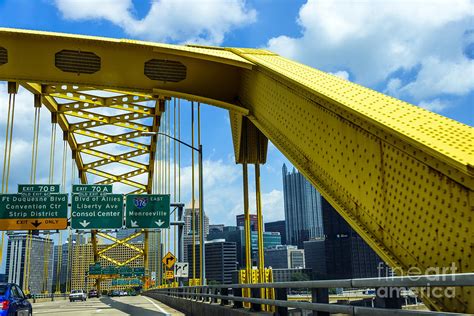 Fort Pitt Bridge And Downtown Pittsburgh Photograph by Thomas R Fletcher