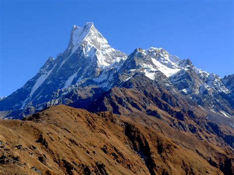 Nepal Guide Treks And Expedition — Awesome View of Mt. Fishtail (6997m ...