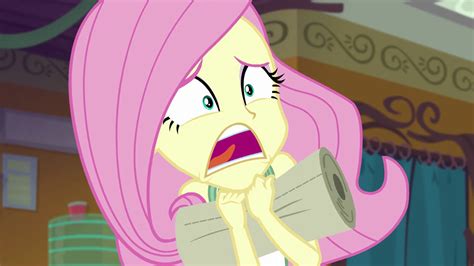 Image - Fluttershy screaming with fright EG4.png | My Little Pony Friendship is Magic Wiki ...