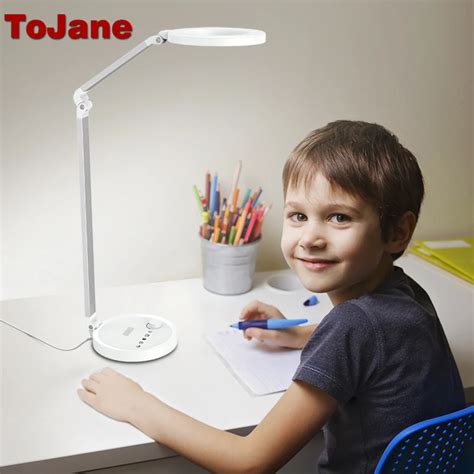 ToJane Desk Lamps CCC Led Desk Lamp Led Bulbs Table Lamp Desktop Folding Table Lamp Adjustable ...