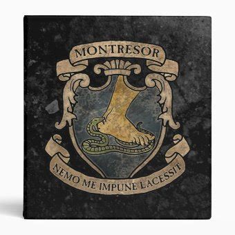 Montresor Coat of Arms Binder | Zazzle