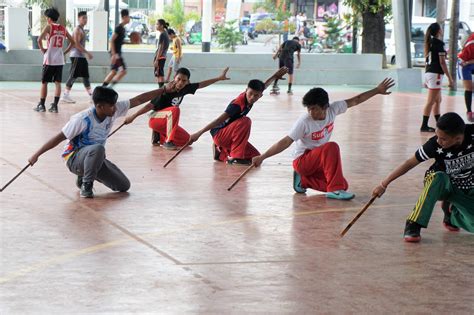 Athletes training in Arnis - Province of Abra