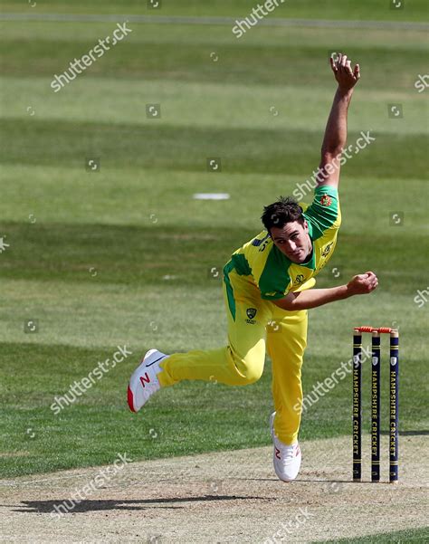 Pat Cummins Australia Bowling Action Editorial Stock Photo - Stock ...