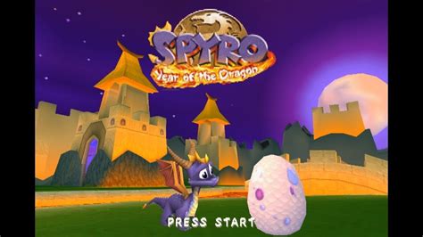 SPYRO: YEAR OF THE DRAGON TITLE SCREEN (DUCKSTATION) - YouTube