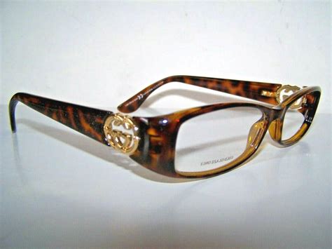 Vintage Gucci Eyeglass Frames NEW Authenic Tortoise Gold