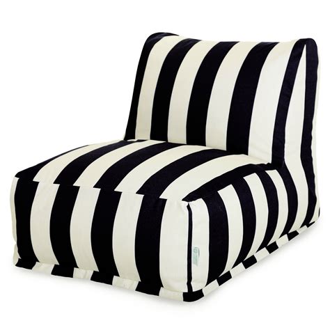 Majestic-Home-Goods-Indoor-Outdoor-Black-Vertical-Stripe-Chair-Lounger ...