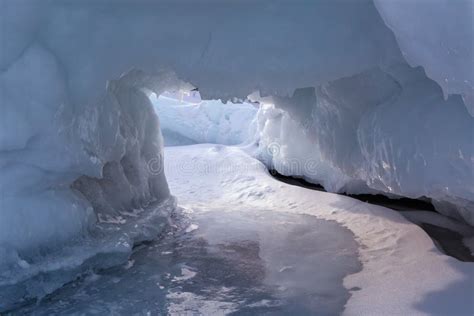 Snow caves of ice. stock photo. Image of cold, hoar, hummock - 70222386