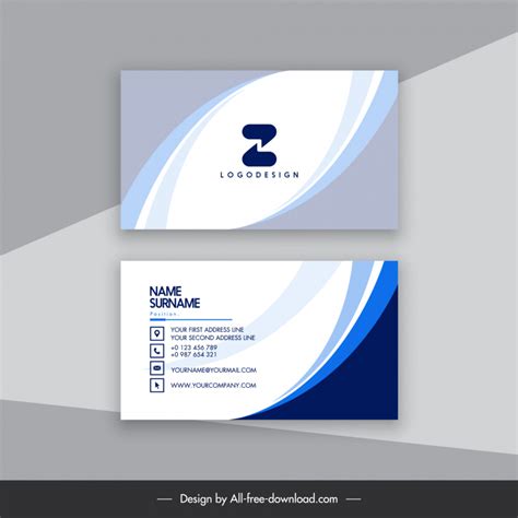 Sophisticated card template cards vectors free download graphic art designs