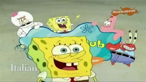 Spongebob Squarepants Theme Song/Intro in 10 Languages - YouTube