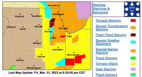 Tornado Warning Sirens Activate 5 Times in Arlington Heights and There ...