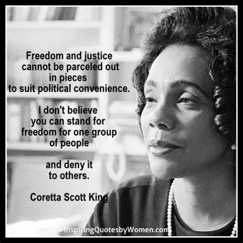 Inspiring Quotes by Coretta Scott King