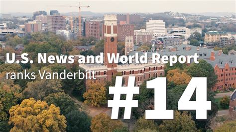 Vanderbilt University ranked 14th in 2021 ‘U.S. News & World Report ...