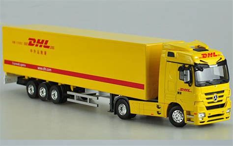 1:50 Yellow DHL Diecast Mercedes-Benz Container Truck Model [NT01T234 ...