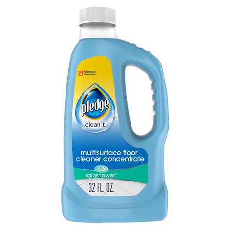 Pledge Multisurface Floor Cleaner Concentrate, Rainshower Scent - A ...