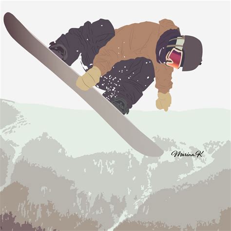 Snowboard (flat design) on Behance