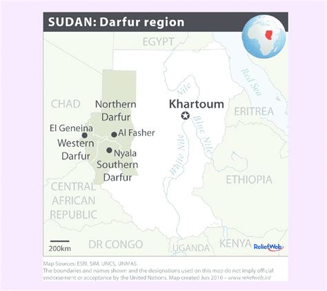 Map of Darfur, Western Sudan | Download Scientific Diagram