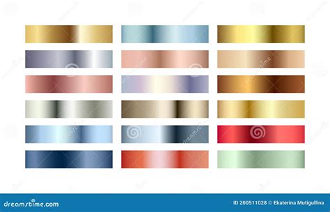 Web metallic color palette - lasemever