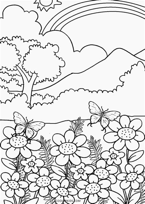 Printable Coloring Pages Of Nature